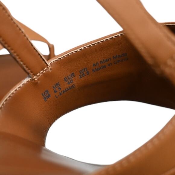 Franco Sarto Womens 9 Emmie Slingback Sandal in Tan NEW - Picture 8 of 10